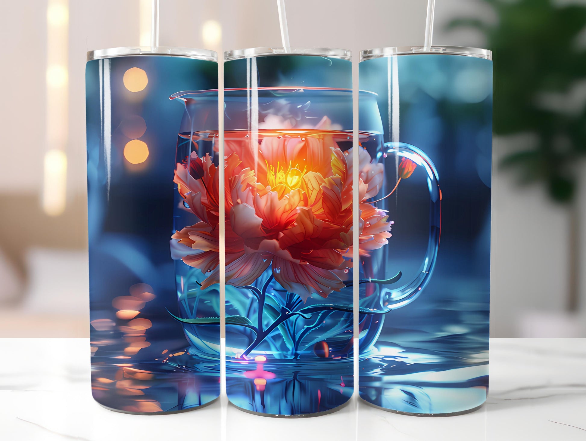 Tea Time 1 Tumbler Wrap - CraftNest - Digital Crafting and Art