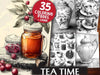 Tea Time Coloring Books