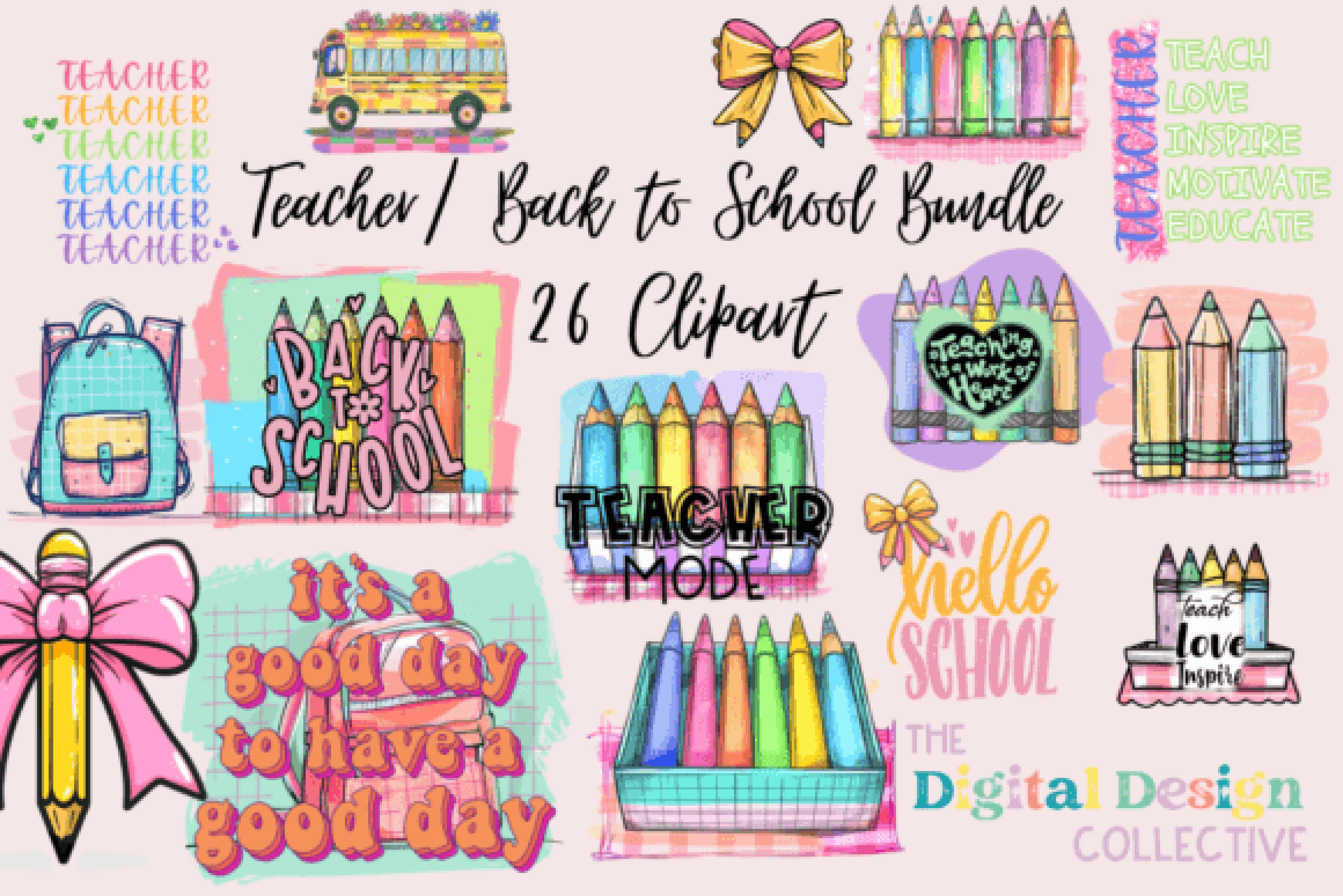 Teacher Bundle - CraftNest - Digital Crafting and Art