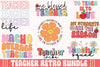 Teacher Retro SVG Bundle