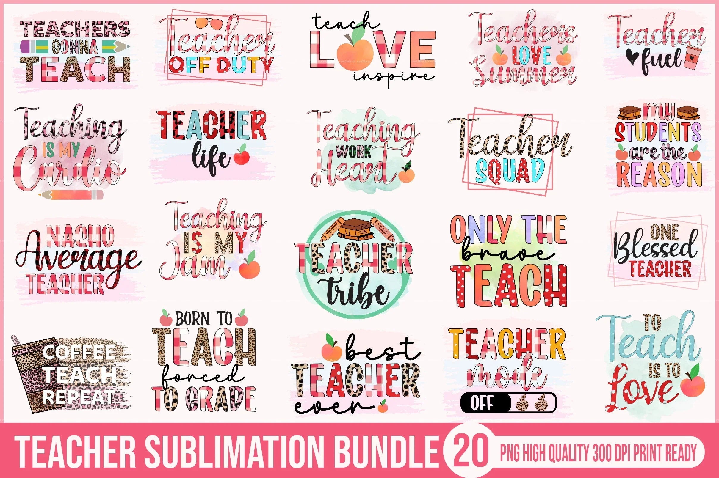 Teacher Clipart Bundle for Educators