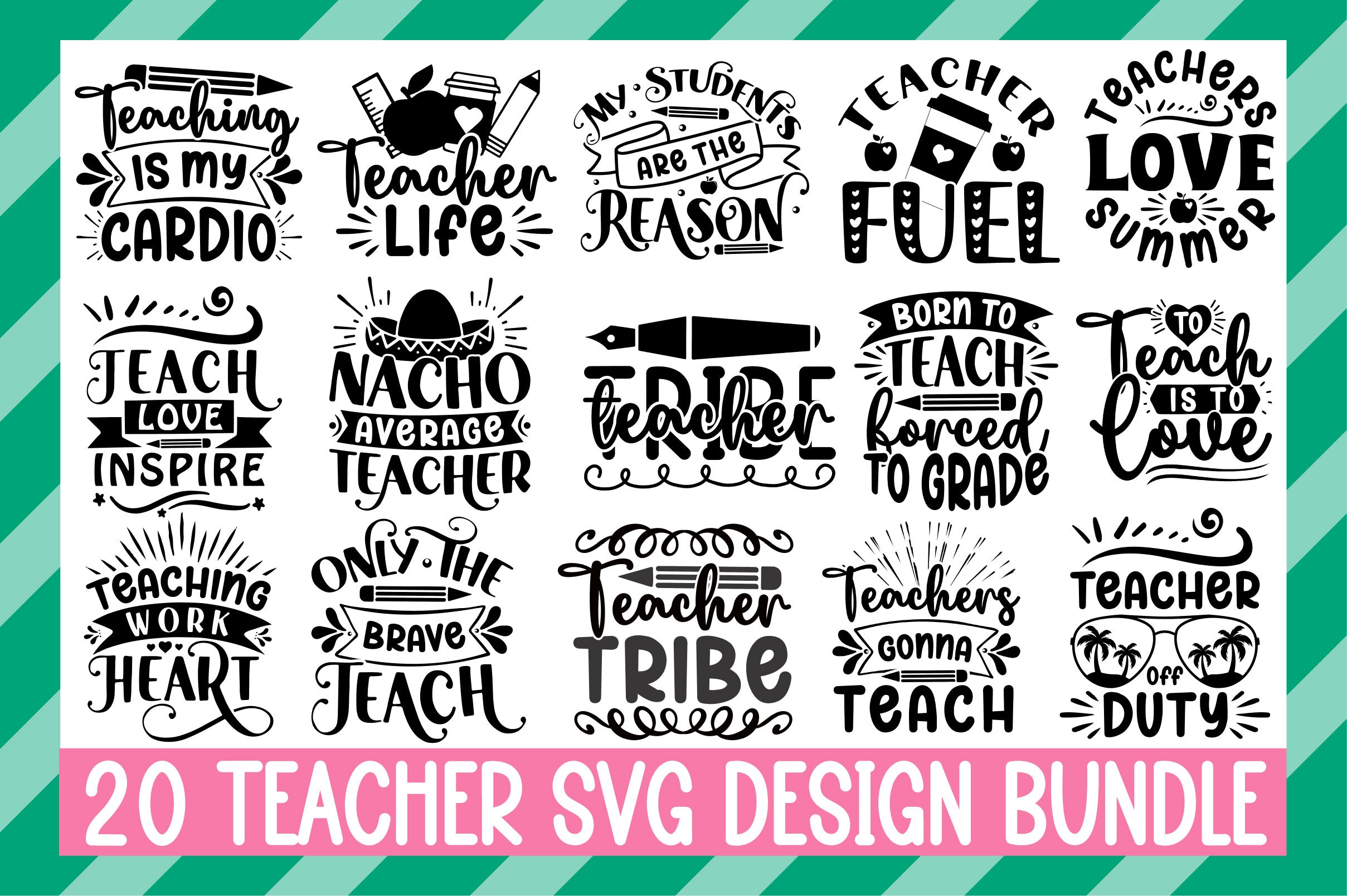 Teacher SVG Bundle 4
