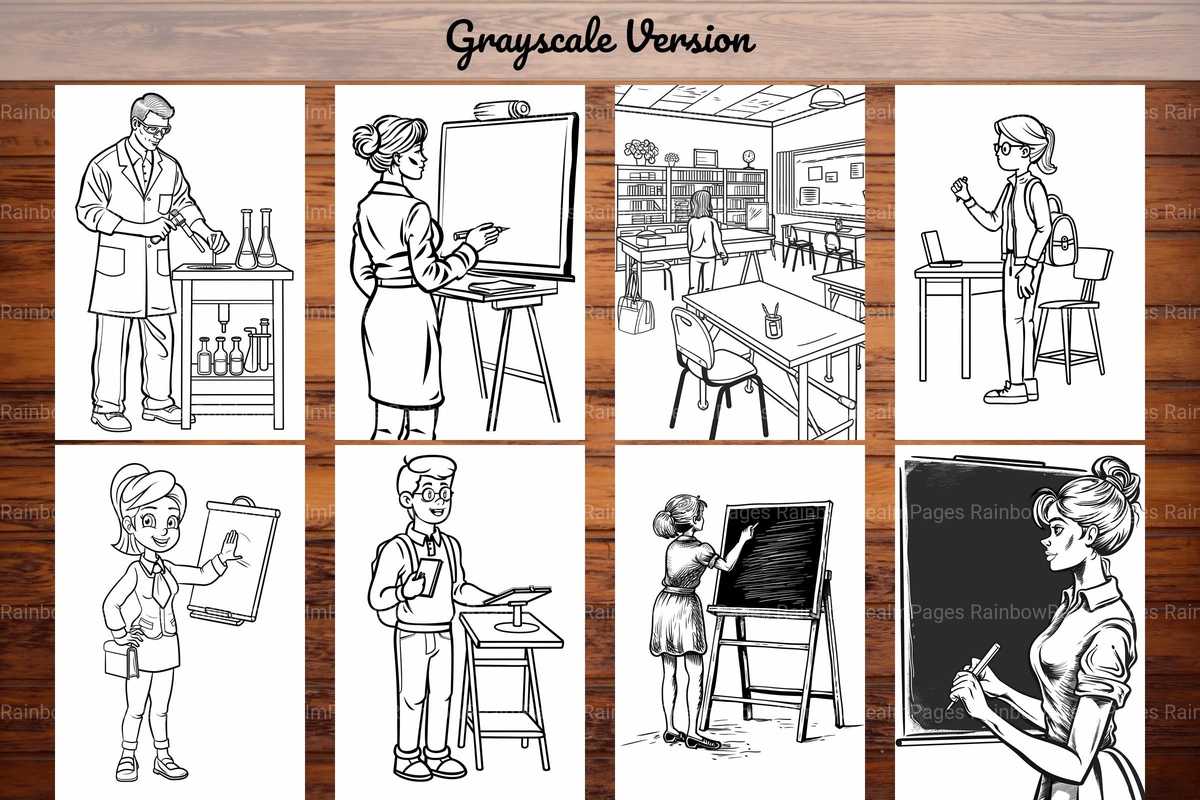 Teacher Coloring Books - CraftNest - Digital Crafting and Art