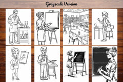 Teacher Coloring Books - CraftNest - Digital Crafting and Art