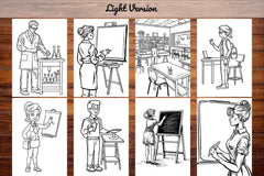 Teacher Coloring Books - CraftNest - Digital Crafting and Art