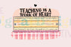 Heartfelt Teacher Shirt Clipart Bundle