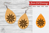 Tear Drop Laser Cut Earrings SVG Bundle