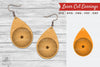 Tear Drop Laser Cut Earrings SVG Bundle