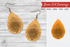 Tear Drop Laser Cut Earrings SVG Bundle