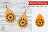 Tear Drop Laser Cut Earrings SVG Bundle