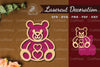 Teddy Bear Laser Cut Decoration Bundle