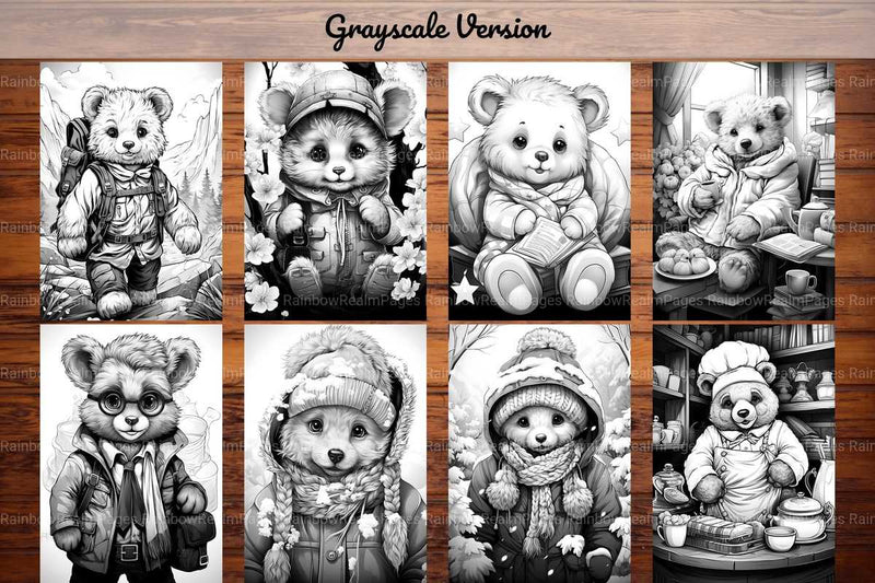 Teddy Bear Coloring Books - CraftNest