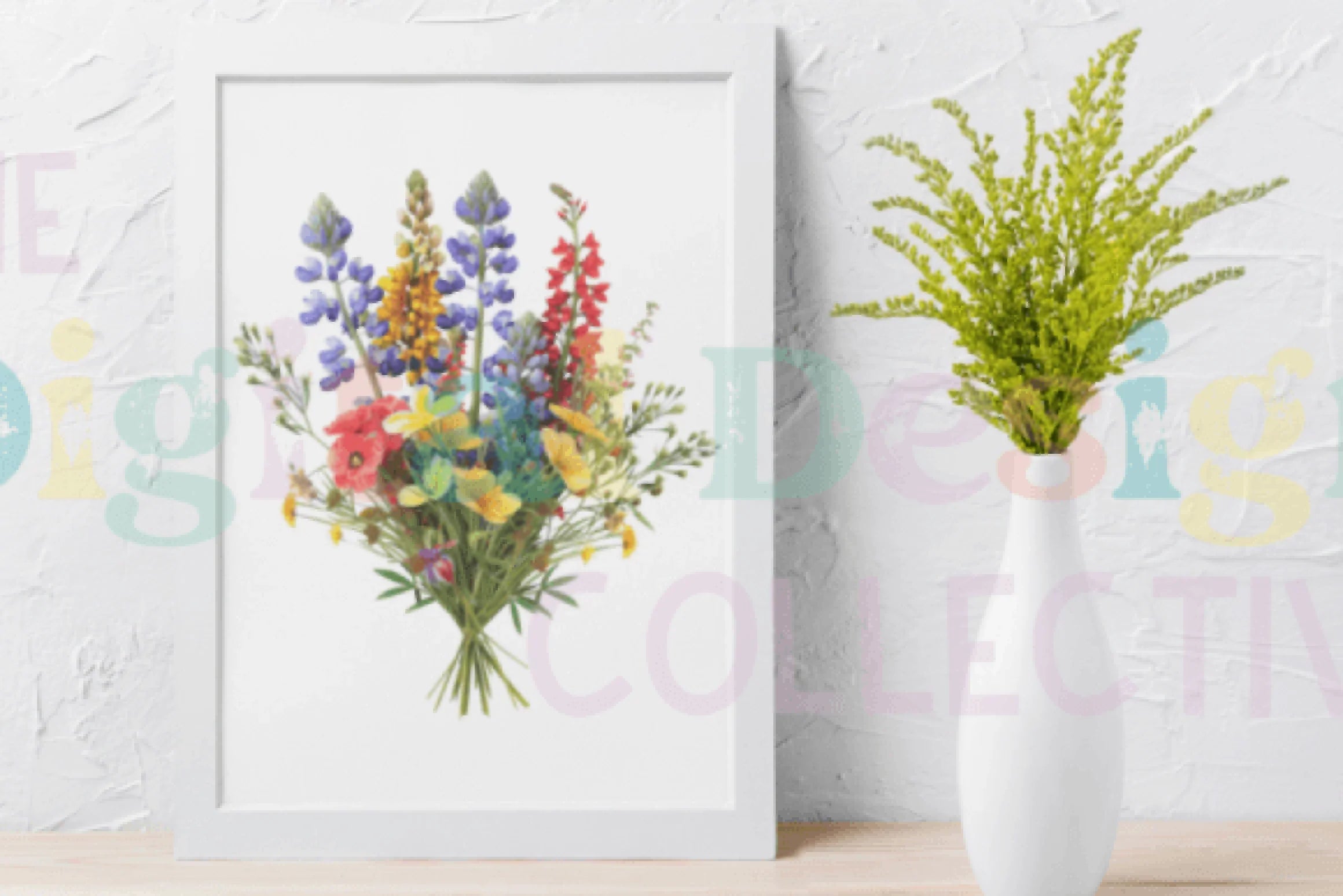 Texas Native Wildflowers Clipart Bundle - CraftNest - Digital Crafting and Art