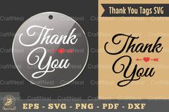 Thank You Heart Tags Clipart Bundle - CraftNest - Digital Crafting and Art