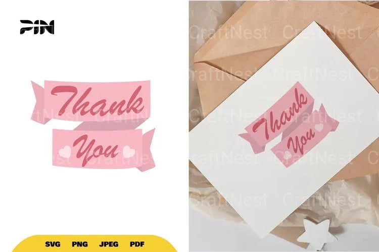 Thank You SVG Bundle - CraftNest - Digital Crafting and Art