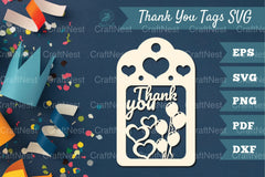 Birthday Thank You Tags Clipart Bundle - CraftNest - Digital Crafting and Art