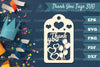 Birthday Thank You Tags Clipart Bundle