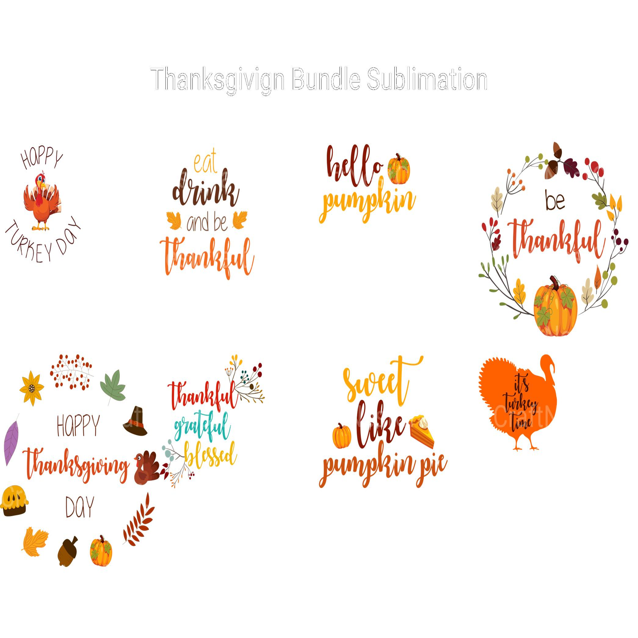 Thanksgiving SVG Bundle - CraftNest - Digital Crafting and Art