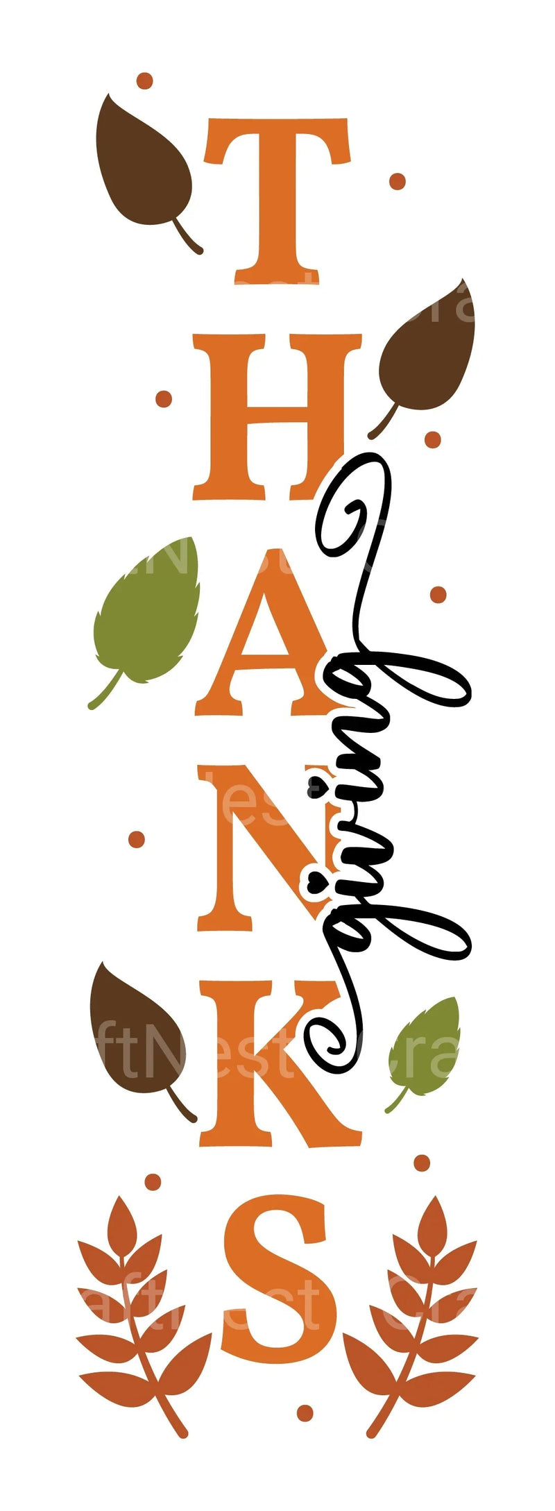 Thanksgiving Vertical Sign SVG Bundle - CraftNest - Digital Crafting and Art