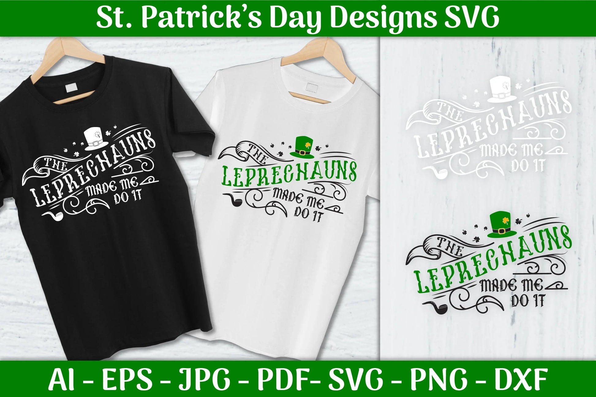 Leprechauns St Patrick's Day SVG Bundle 3 - CraftNest - Digital Crafting and Art