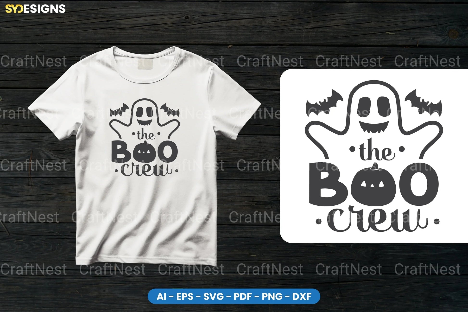 The Boo Crew SVG Bundle - CraftNest - Digital Crafting and Art