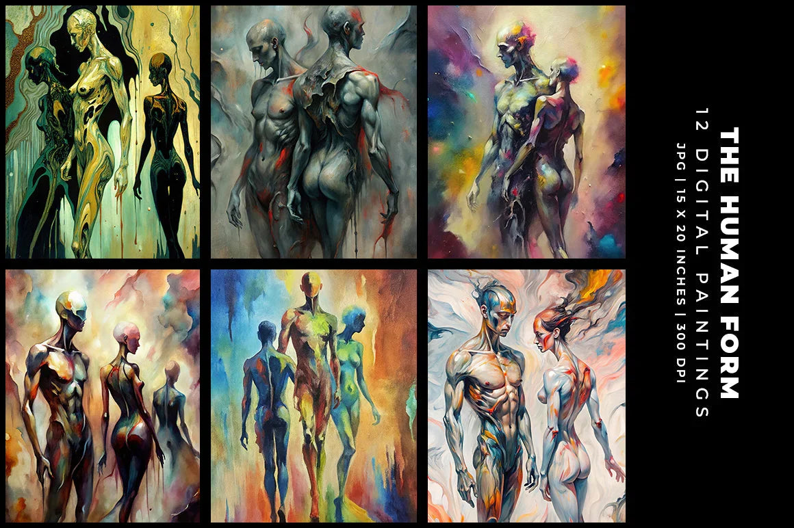 The Human Form - Wall Art - CraftNest - Digital Crafting and Art
