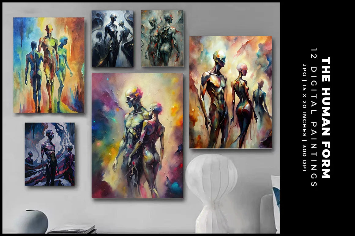 The Human Form - Wall Art - CraftNest - Digital Crafting and Art