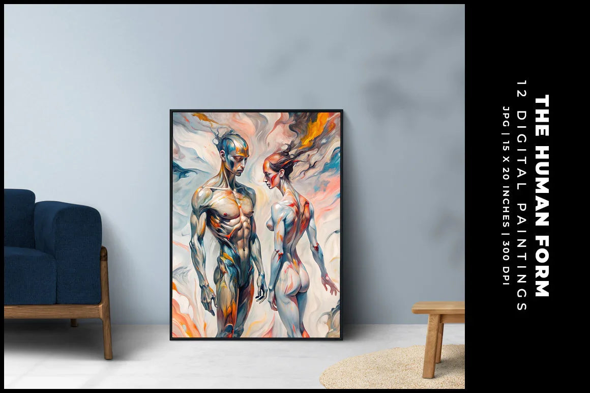 The Human Form - Wall Art - CraftNest - Digital Crafting and Art