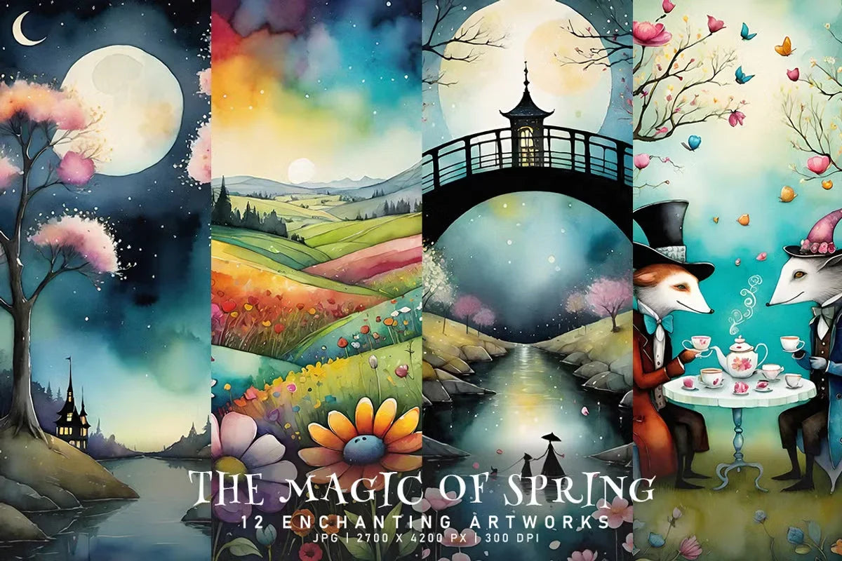 The Magic of Spring - Fantasy - CraftNest - Digital Crafting and Art