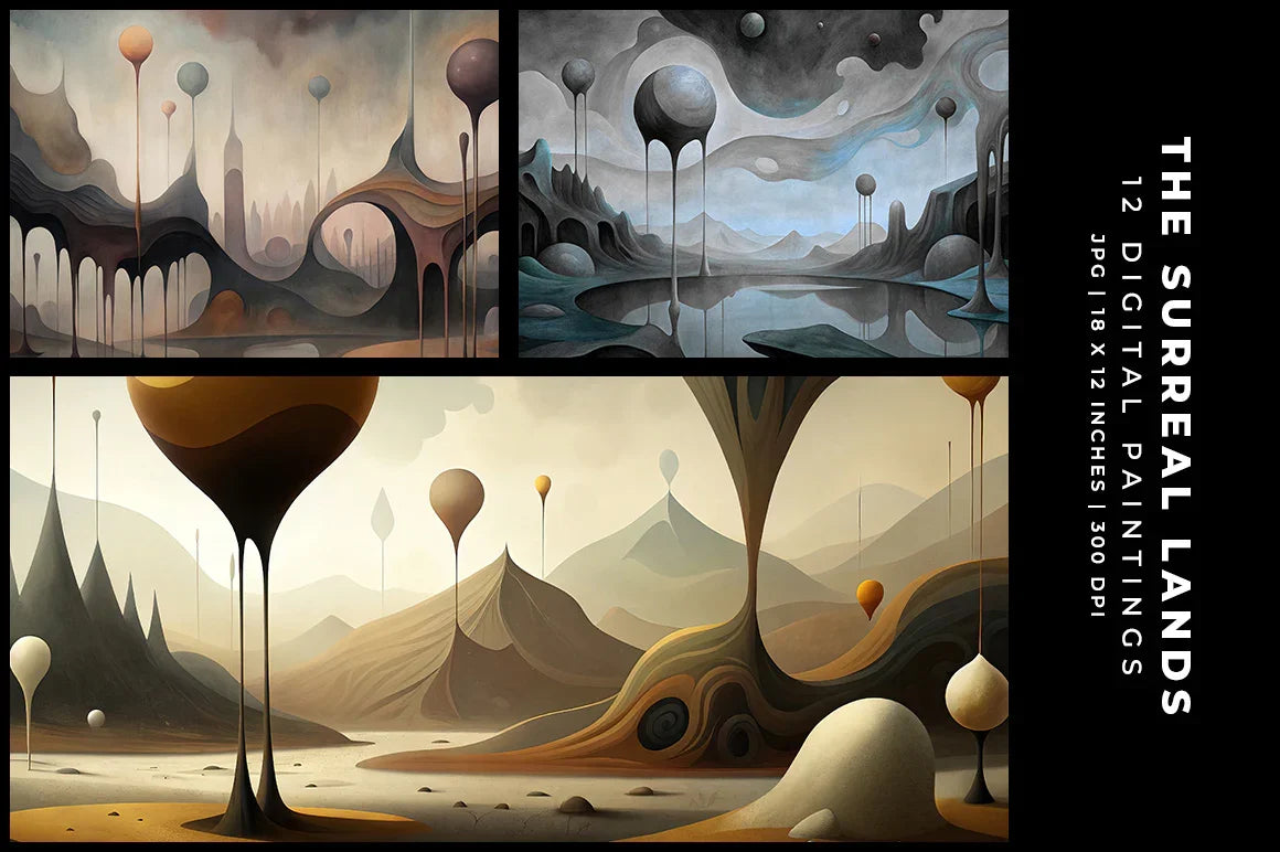 The Surreal Lands - Wall Art - CraftNest - Digital Crafting and Art