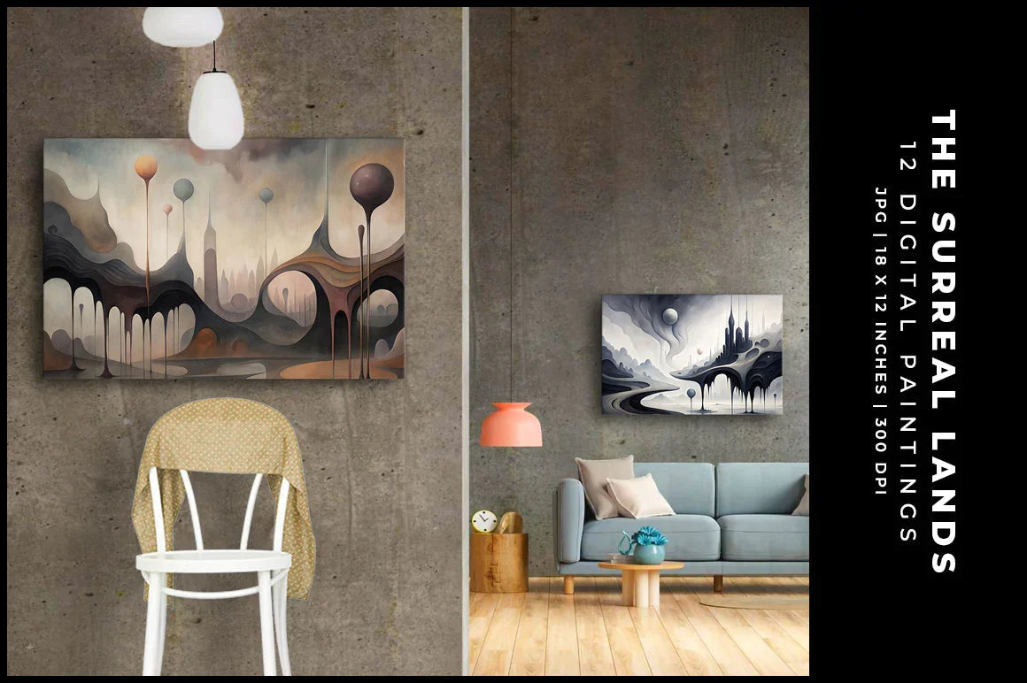 The Surreal Lands - Wall Art - CraftNest - Digital Crafting and Art