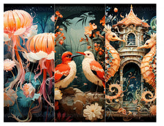 Cute Under the Sea Junk Journal Pages - CraftNest