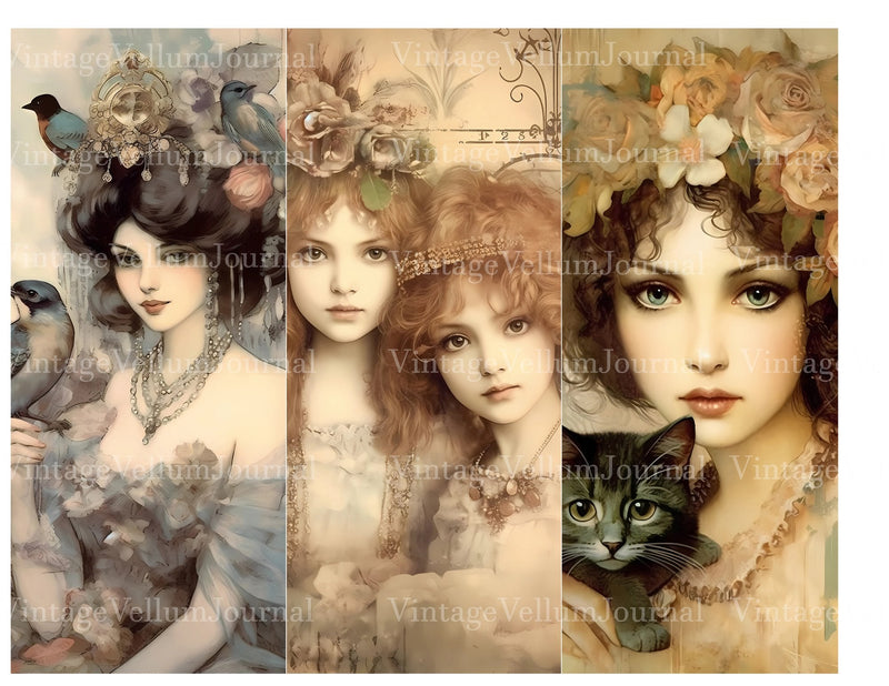 Cute Princess Junk Journal Pages - CraftNest