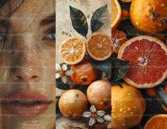 Citrus Spectrum Junk Journal Pages - CraftNest - Digital Crafting and Art