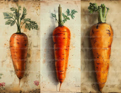 Carrot Junk Journal Pages - CraftNest - Digital Crafting and Art