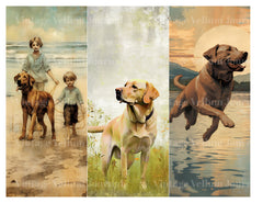 Labrador Retrievers Junk Journal Pages - CraftNest