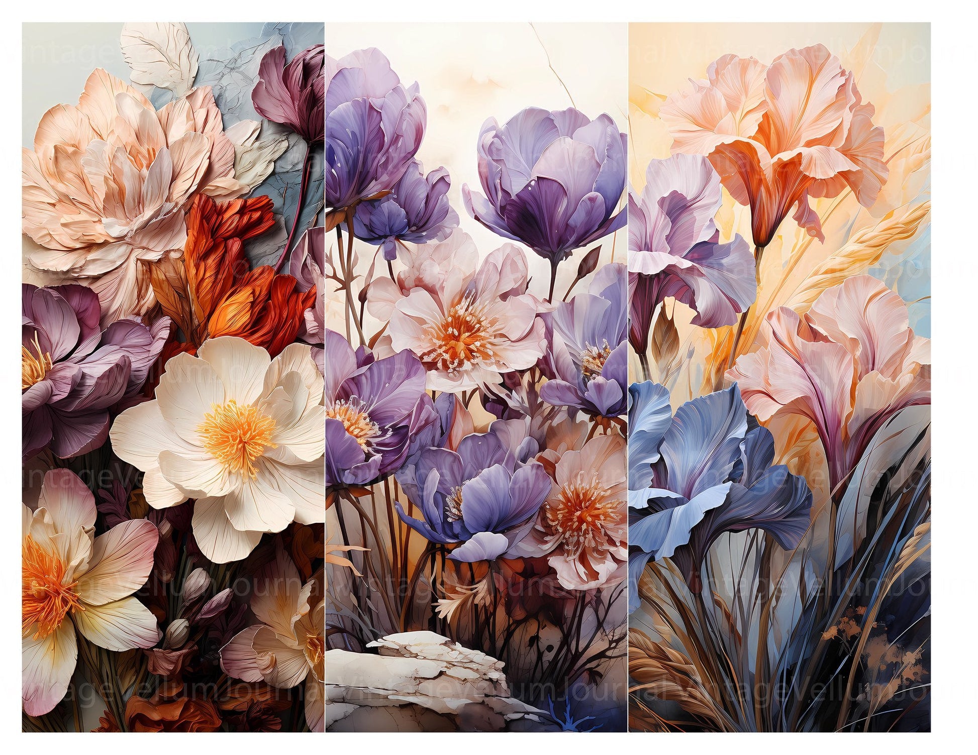 Crocus In The Crisp Junk Journal Pages - CraftNest