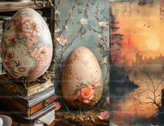 Industrial Easter Junk Journal Pages - CraftNest