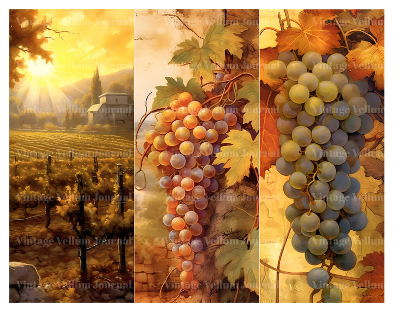 Winvery - Vineyard Junk Journal Pages - CraftNest
