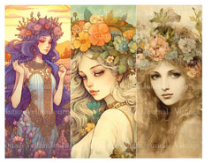 Flower Princess Junk Journal Pages - CraftNest