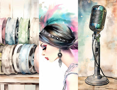 Old Hollywood Junk Journal Pages - CraftNest