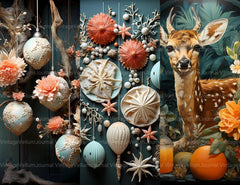 Tropical Christmas Junk Journal Pages - CraftNest