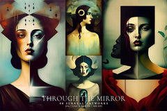 Through the Mirror - Wall Art - CraftNest - Digital Crafting and Art