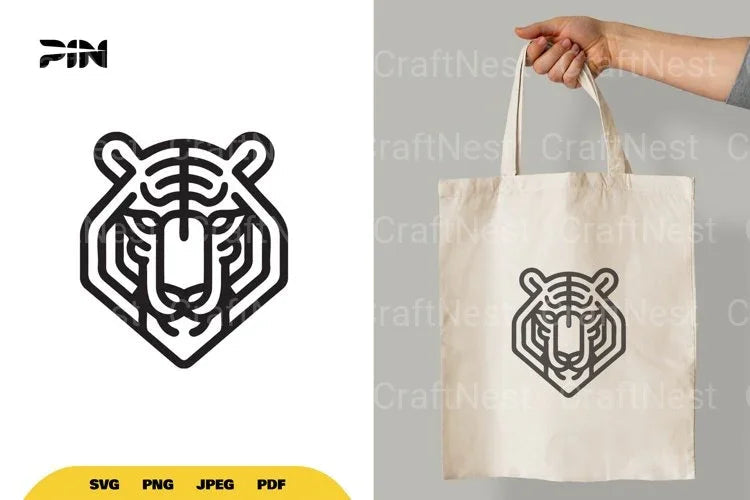Tiger Logo SVG Bundle - CraftNest - Digital Crafting and Art