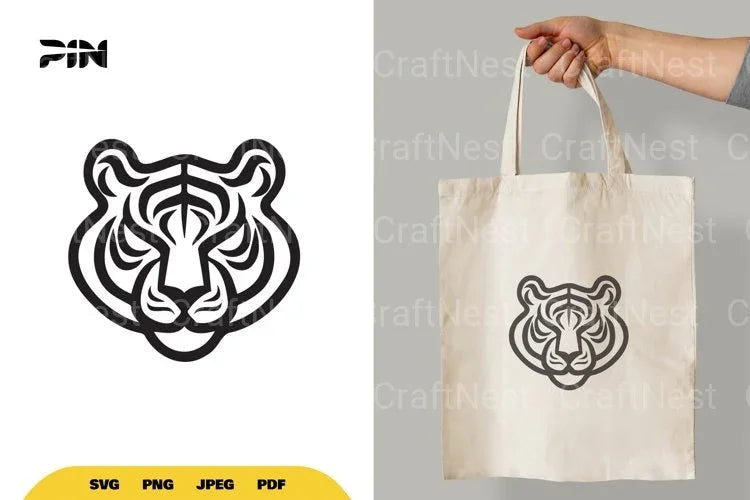 Tiger Logo SVG Bundle - CraftNest - Digital Crafting and Art