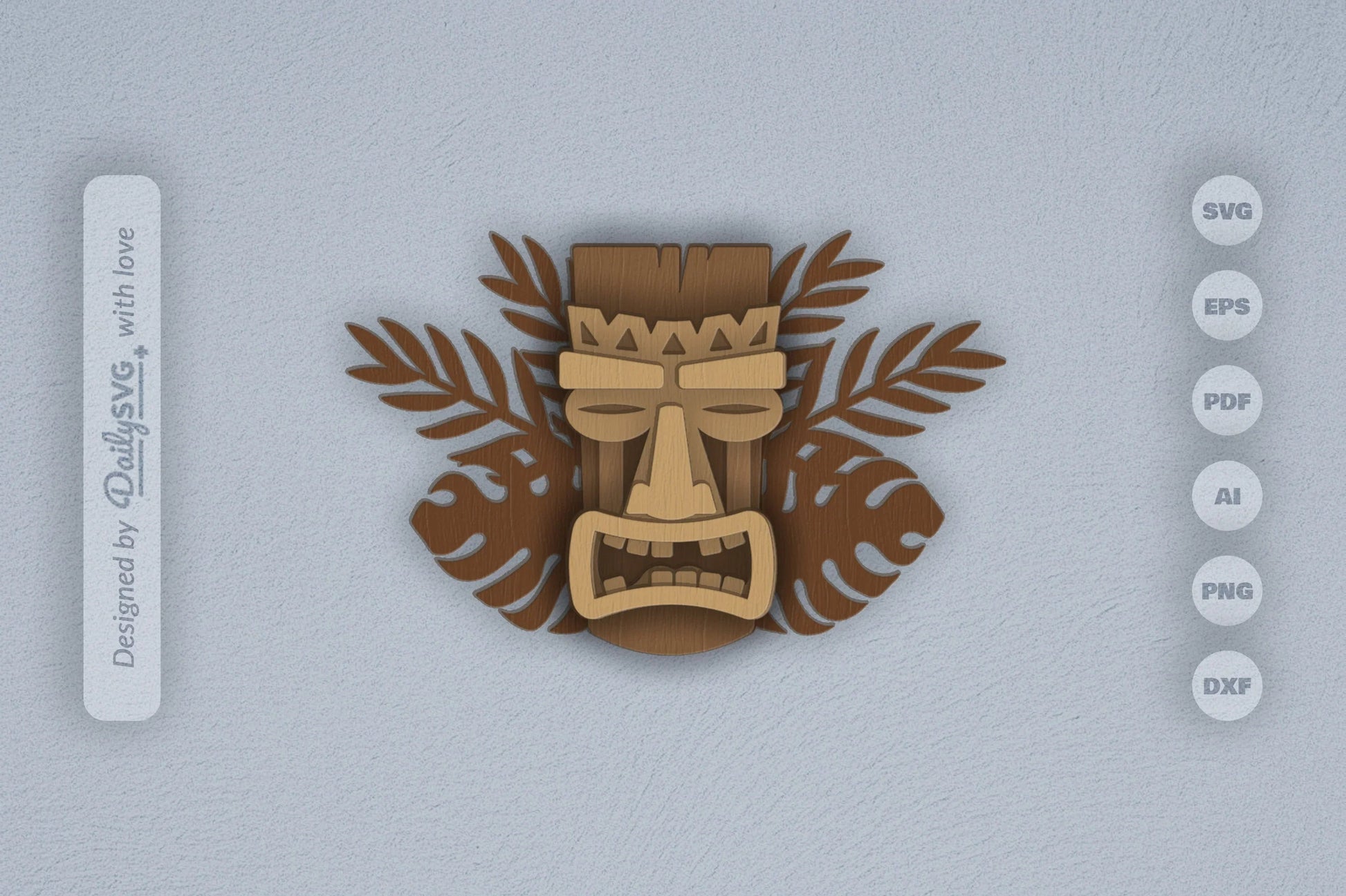 Tiki Mask Tribal Laser Cut SVG Bundle - CraftNest - Digital Crafting and Art