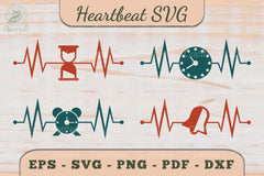 Heartbeat SVG Bundle - CraftNest - Digital Crafting and Art