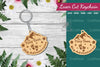 Tiny Toes Big Adventures Laser Cut Keychain Design