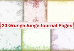 Grunge Backgrounds Junk Journal Clipart Bundle - CraftNest - Digital Crafting and Art
