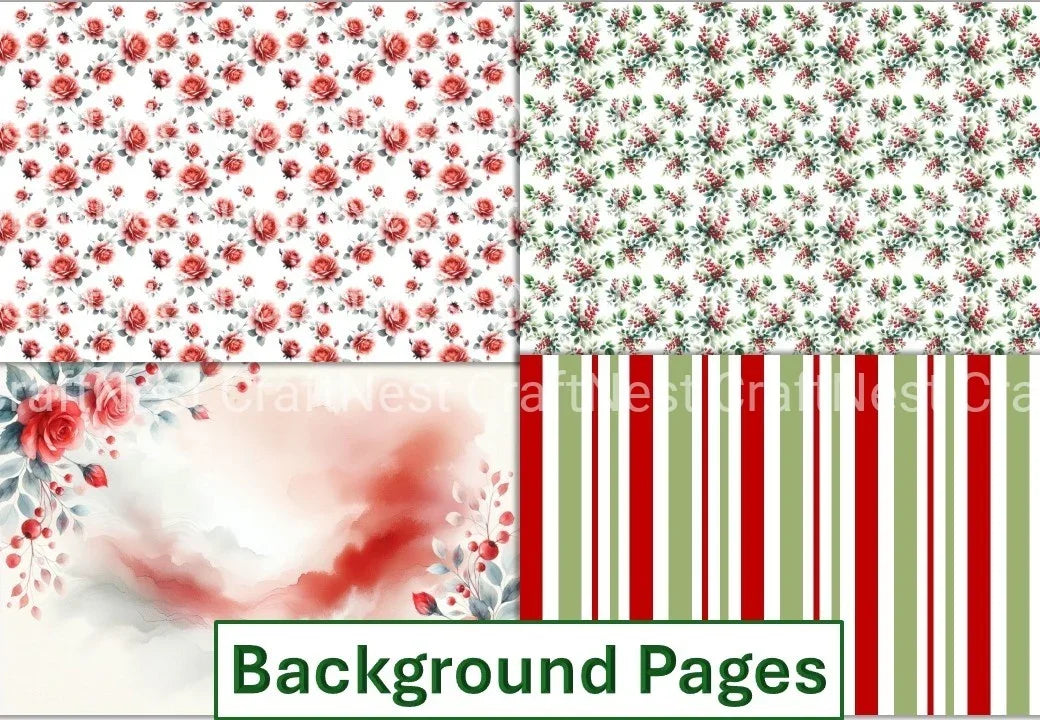 Valentine Junk Journal Clipart Bundle - CraftNest - Digital Crafting and Art
